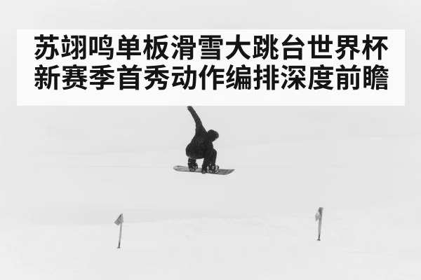 苏翊鸣单板滑雪大跳台世界杯新赛季首秀动作编排深度前瞻 - kaiyun.com